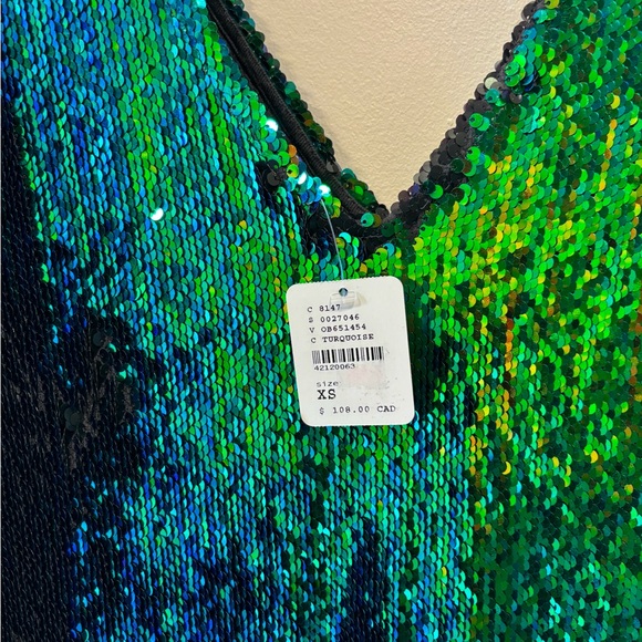 NWT Free People Sequin Dress. XS - Picture 3 of 9